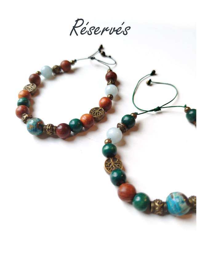 Commande de Anne-Line- Duo de Bracelets Elle/Lui - Réservés