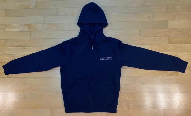 Sweat à capuche AT Bleu