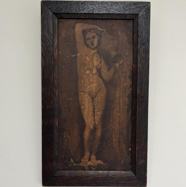 “La Source” from the original oil painting by French Neoclassical painter Jean-Auguste-Dominique Ingres