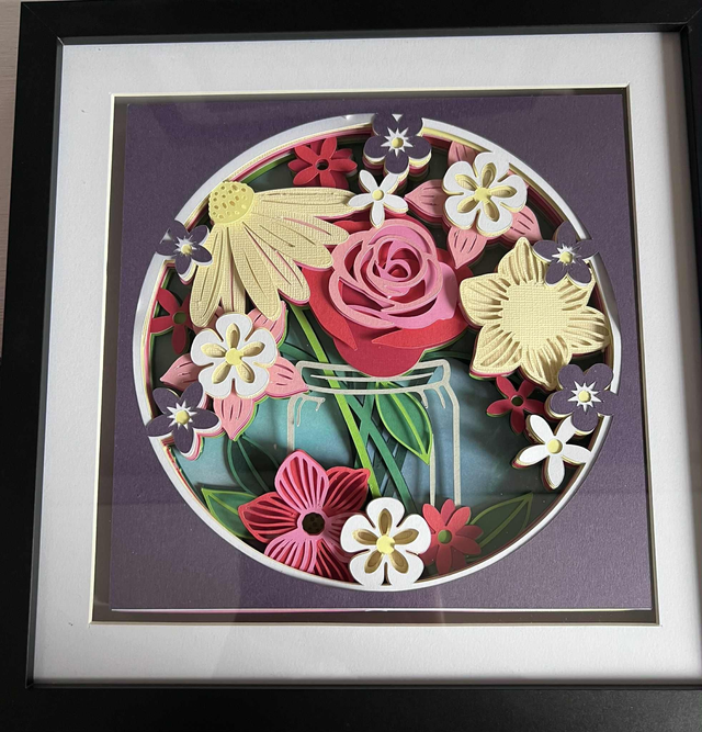 Flower Garden Shadow box