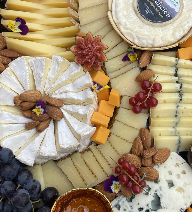 Plateau fromage et charcuterie