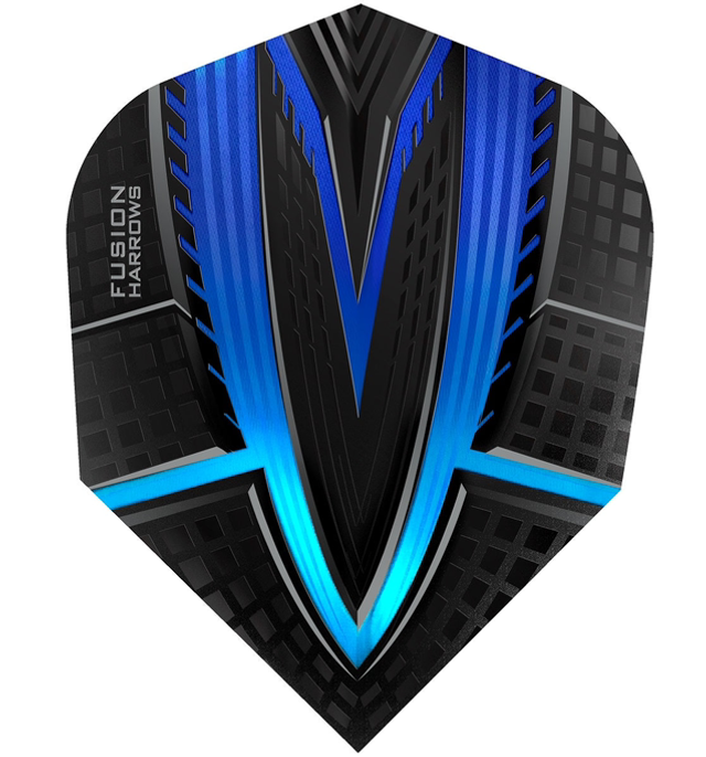 HARROWS FUSION STANDARD SHAPE FLIGHTS Blue - AQUA - 4400 5017626024599
