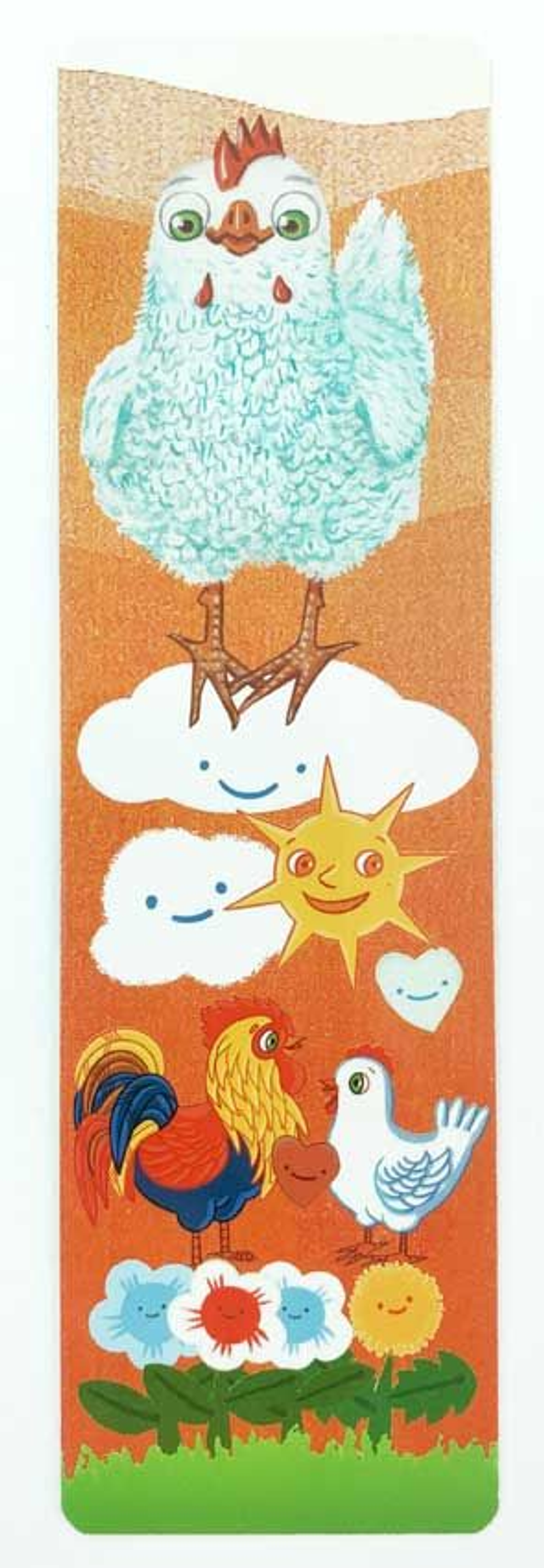 Lesezeichen "Das Huhn Angelika" / Bookmark "Hen Angelica"
