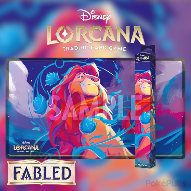 Disney Lorcana: Fabled Playmat - Mufasa (julkaisu 5.9.2025)