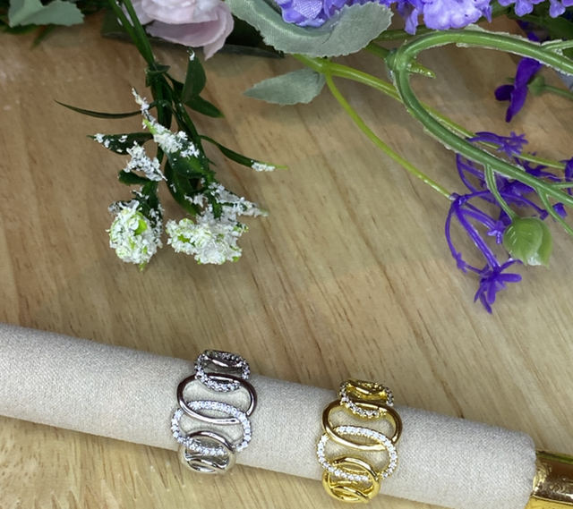 Ajustable bague indigo 