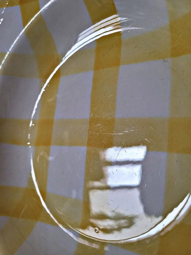 X Assiettes creuses Moulin des Loups Orchies modèle Nappe jaune