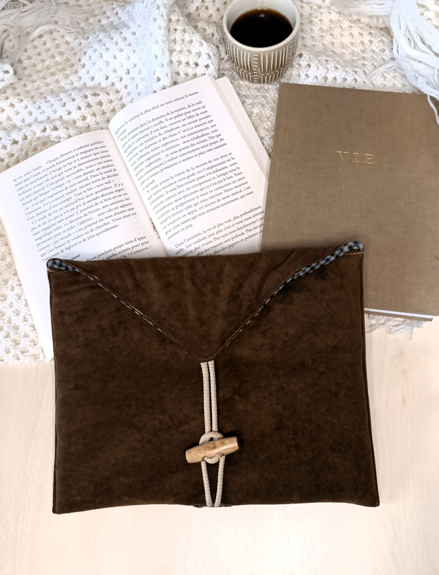 Pochette à livres Libra (broché) - Chocolat chaud