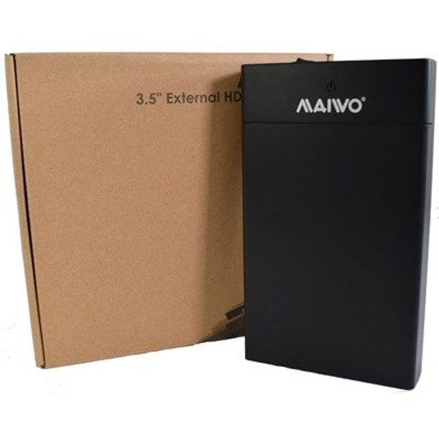 CoreParts MAIWO USB 3.0 3.5&quot; External Hard Drive Enclosure With Power Adapter