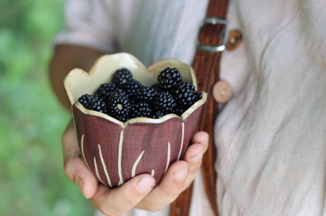 Coupelle Fleur violette