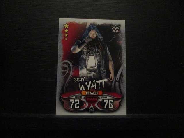 Bray Wyatt - Raw Slam Attax Live Original Trading Card #91