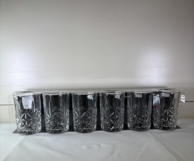 Verre à thé par 6 transparent petit 