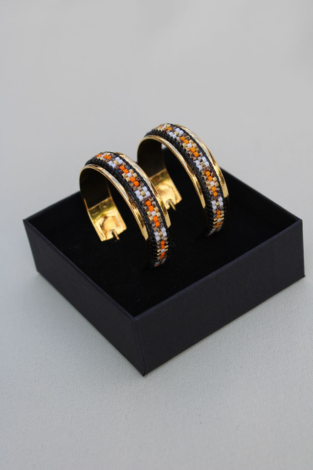 Boucles d’oreilles Créoles Aura Terracotta