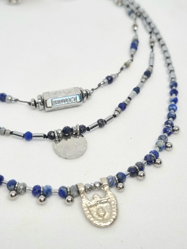 Collier Vérone argenté