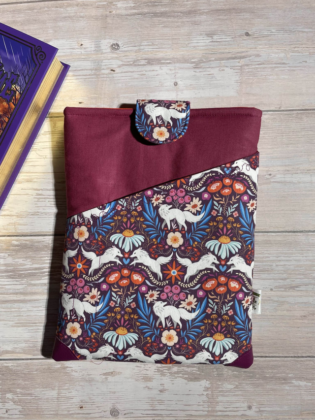 Pochette à livre loup