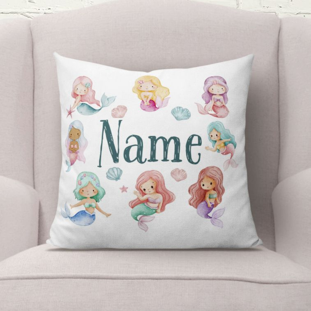Personalised Mermaid Cushion