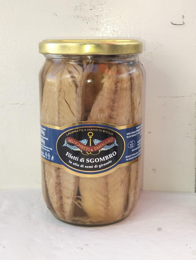 Sgombro a filetto sott&#039;olio 