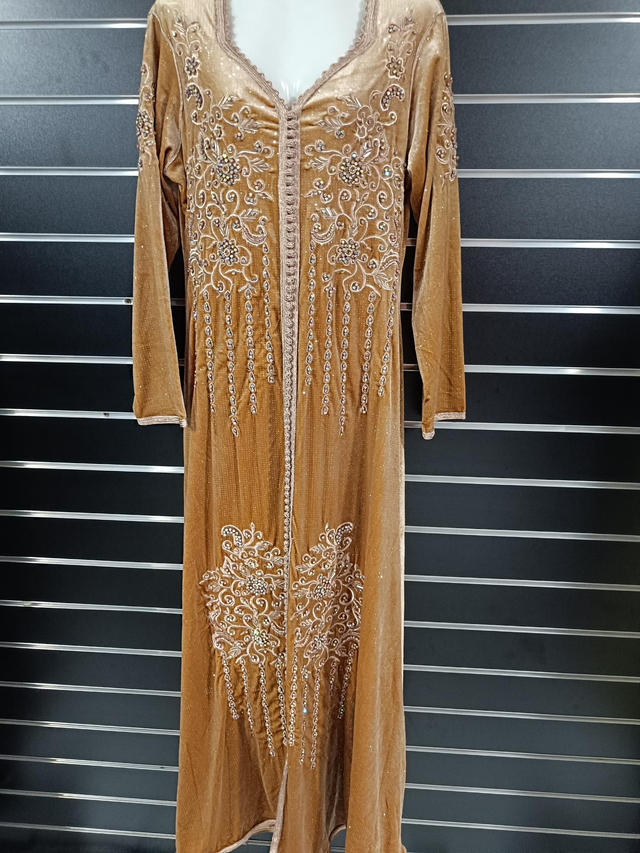 Caftan velour pailleté 