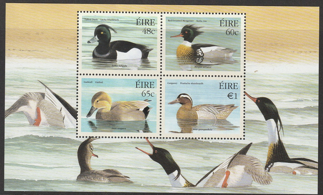 Ireland 2004 Ducks Sheet MNH