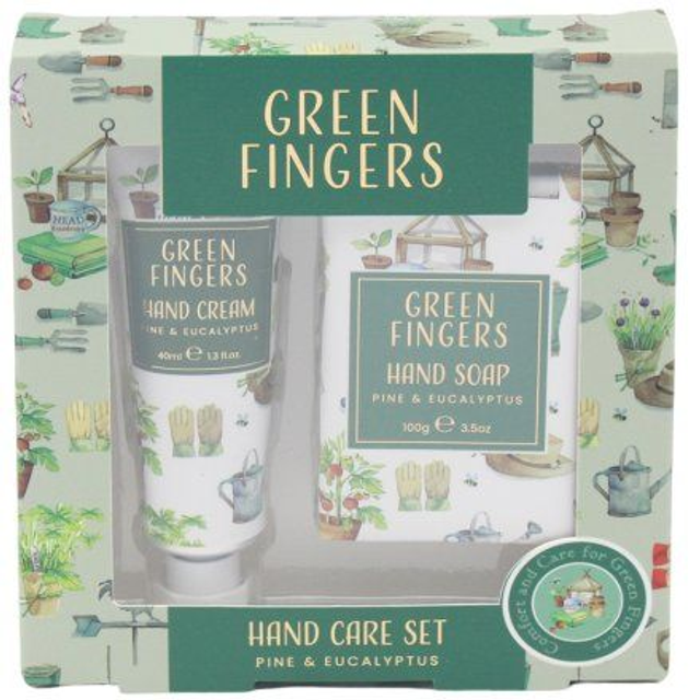 Green Fingers Hand Care Gift Set – Pine & Eucalyptus Hand Cream and Soap