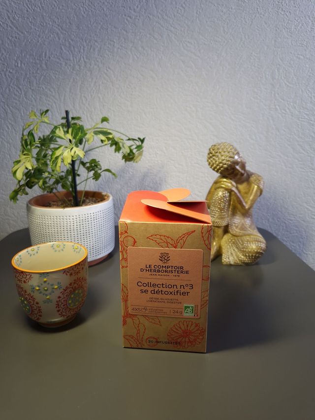 INFUSION se detoxifier . Collection de  4x5 infusettes bio