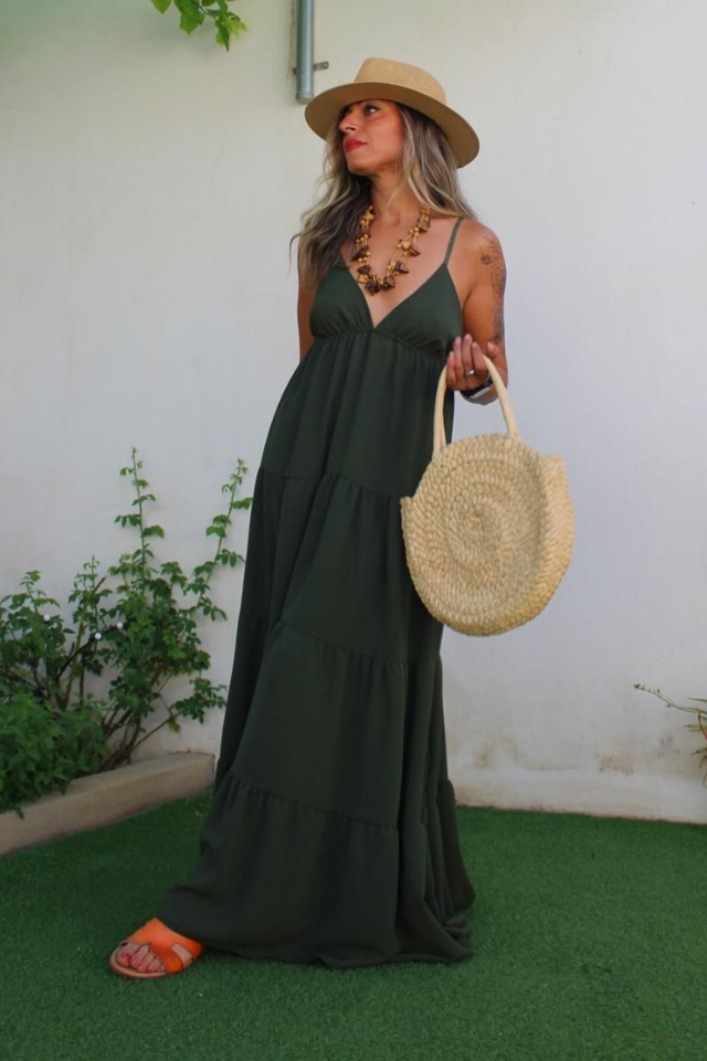 Vestido Cancun Caqui