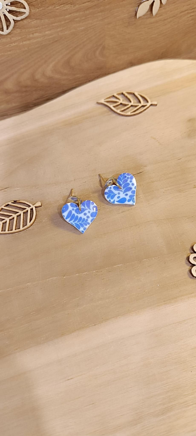 Boucles d'oreilles - petit cœur