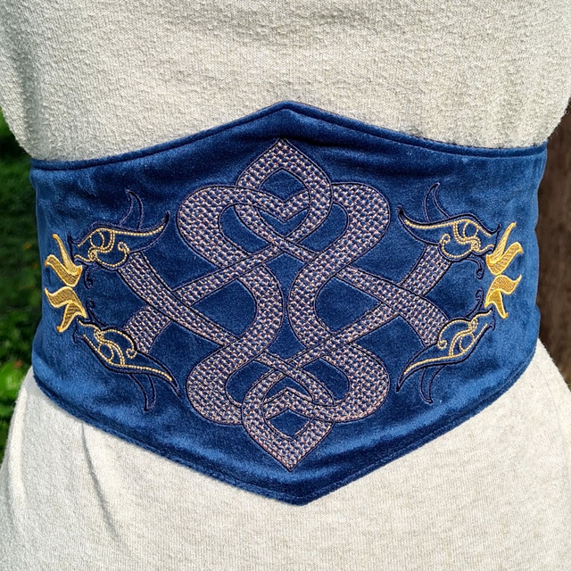 Ceinture-corset aux dragons Holyrood