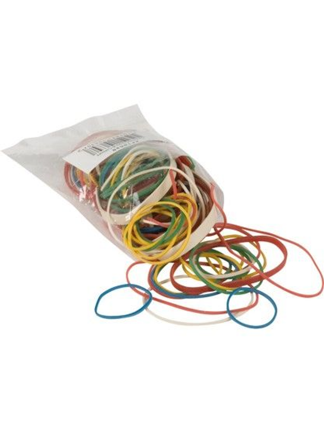 Gummiband 25g farbig sortiert