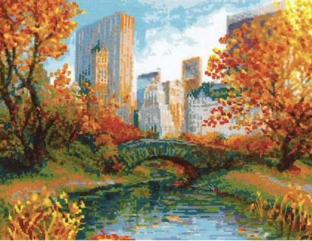 RIOLIS Central Park Counted Cross Stitch Kit