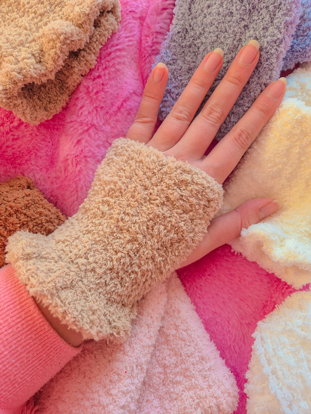 Mitaine toute douce longue