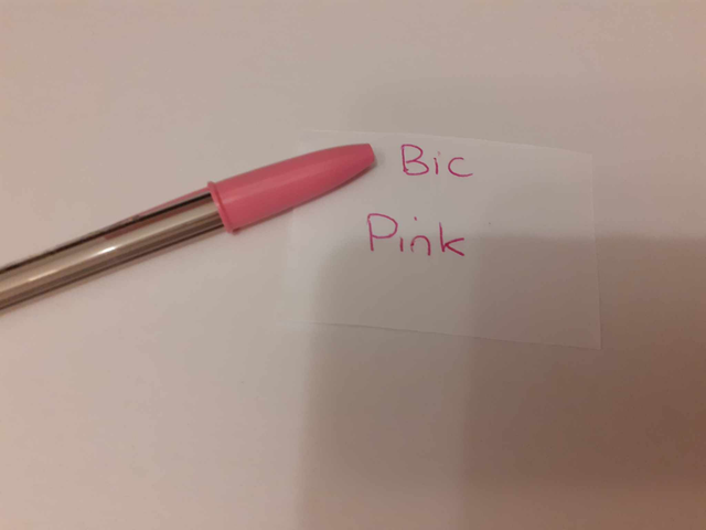 Zelebs in shed CHOOSE YOUR MARKER Bic Cristal Pen PINK