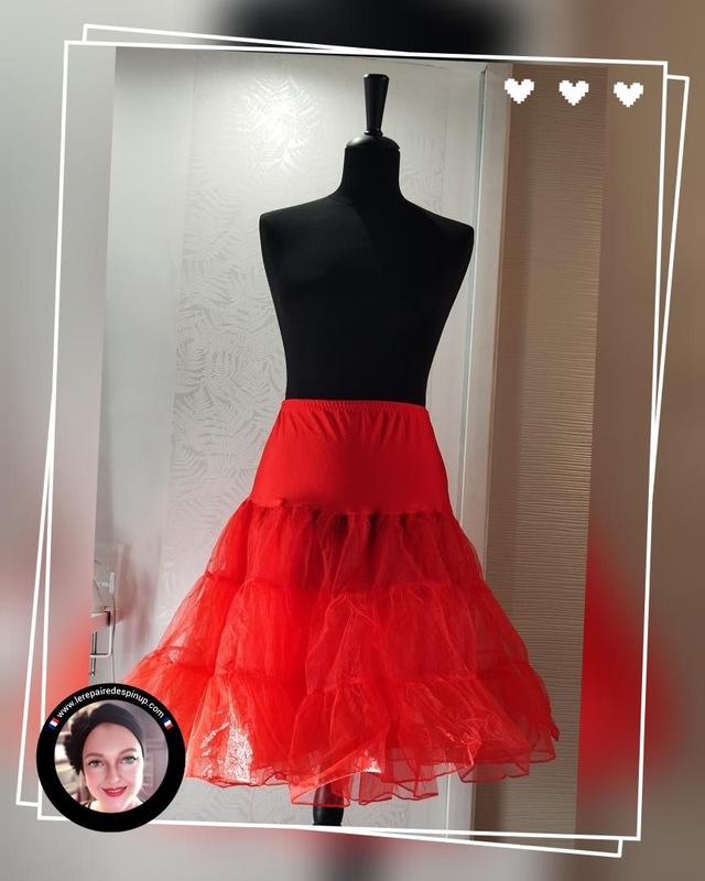 Jupon Tulle Rouge T36/48