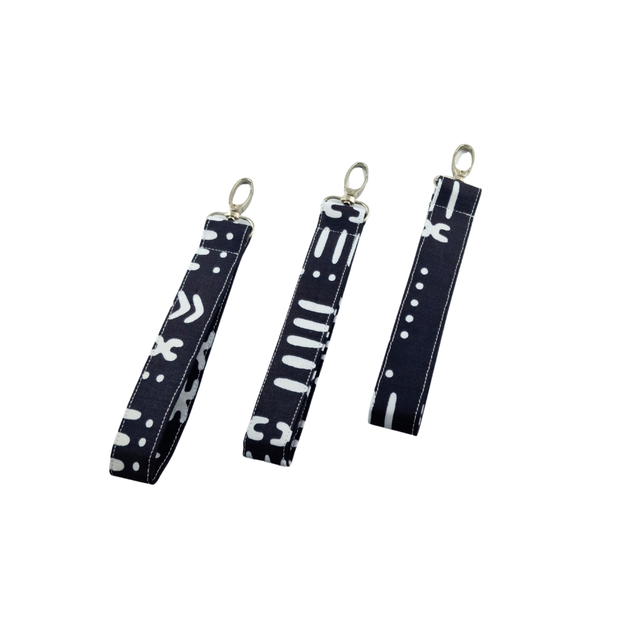 Wristlet Key Fob "Bogolan"