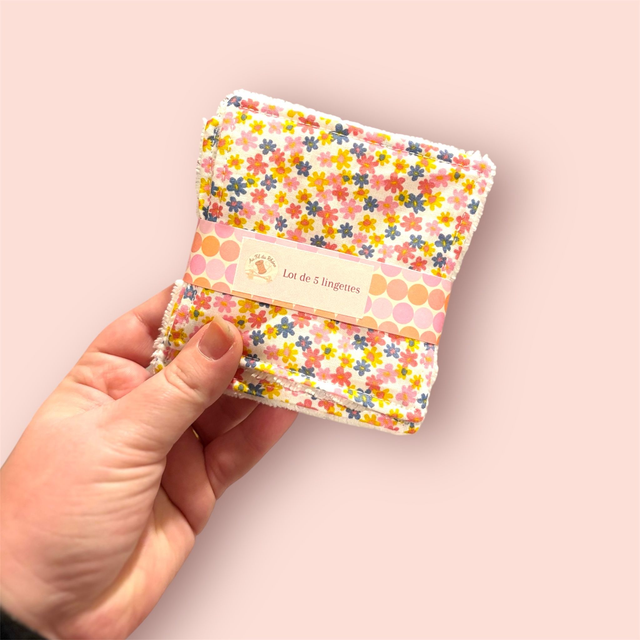 Lingettes June - lot de 5