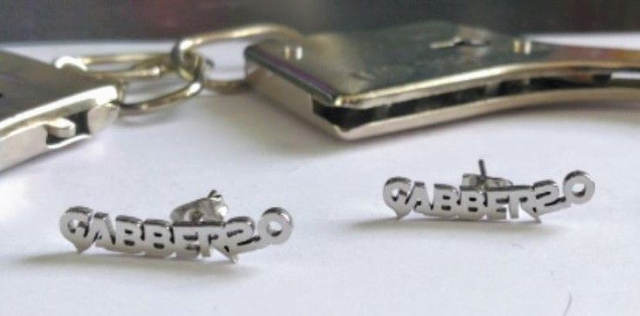 Boucles d&#039;Oreilles Cloutées GABBER2.0