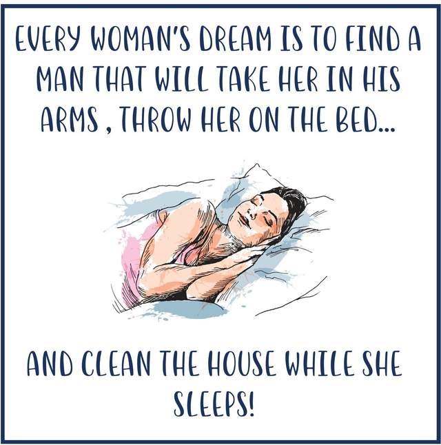 103 - GIGGLE CARD L - EVERY WOMANS DREAM