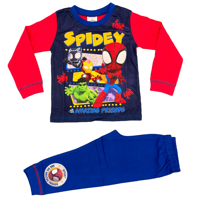 Boys Spidey &amp; Friends Pyjamas 2-5 Years