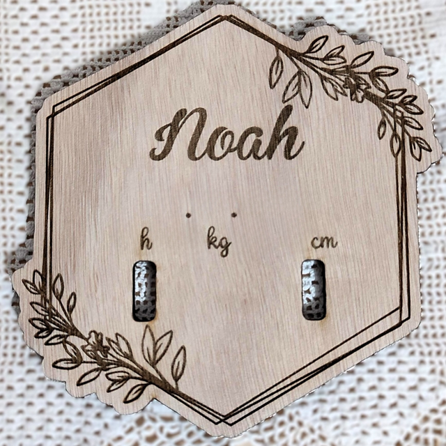 Carte Bracelet de naissance