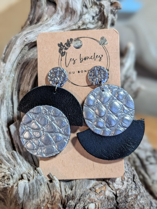 Boucles d'oreilles Collection Asymétrique as014