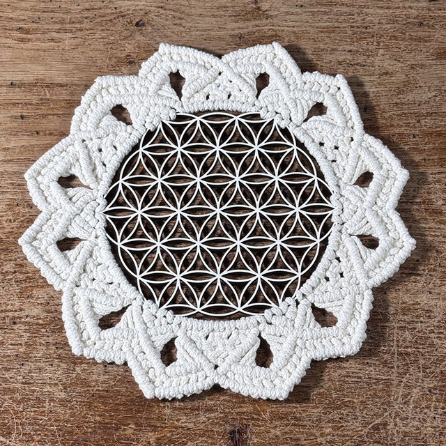 Fleur de vie - Couleur naturelle