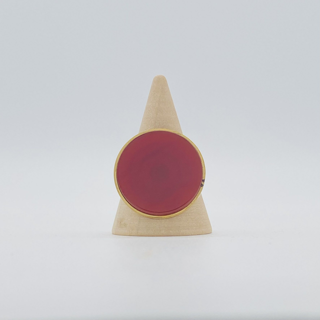 Bague Mary - agate rouge