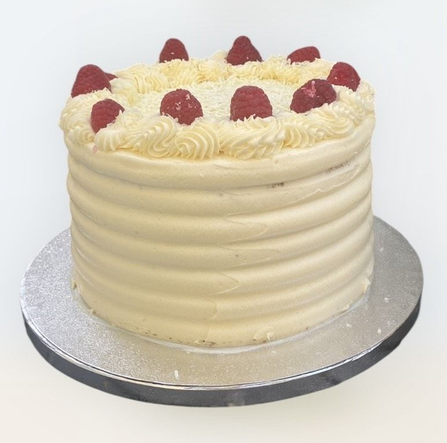 Raspberry and White Chocolate Cake