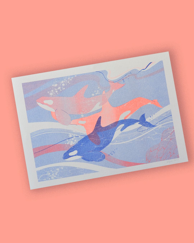 Affichette A4 Les orques