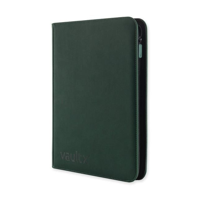 Vaultx Zip Binder 9-Pocket: Forest Green