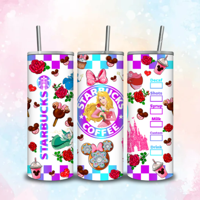 Tumbler Starbuck Carreaux Aurore