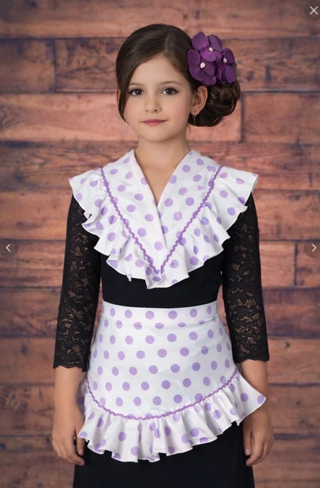 518 taille unique Ensemble châle talbier enfant 