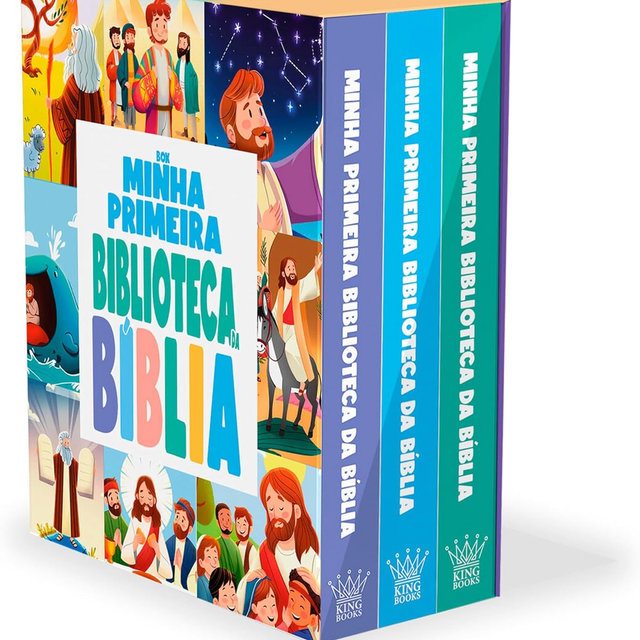 Minha Primeira Biblioteca da Bíblia - Box com 3 Livrinhos
