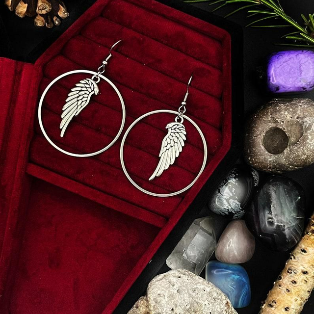 Cherub earrings