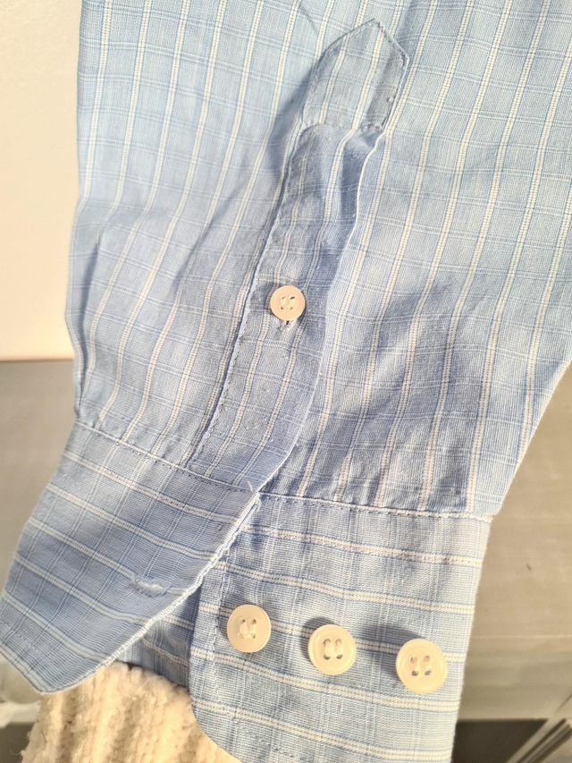 Blouse en tissus upcyclés