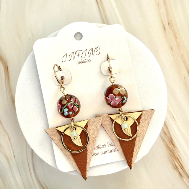 Boucles d’oreilles « Éclat Bohême »